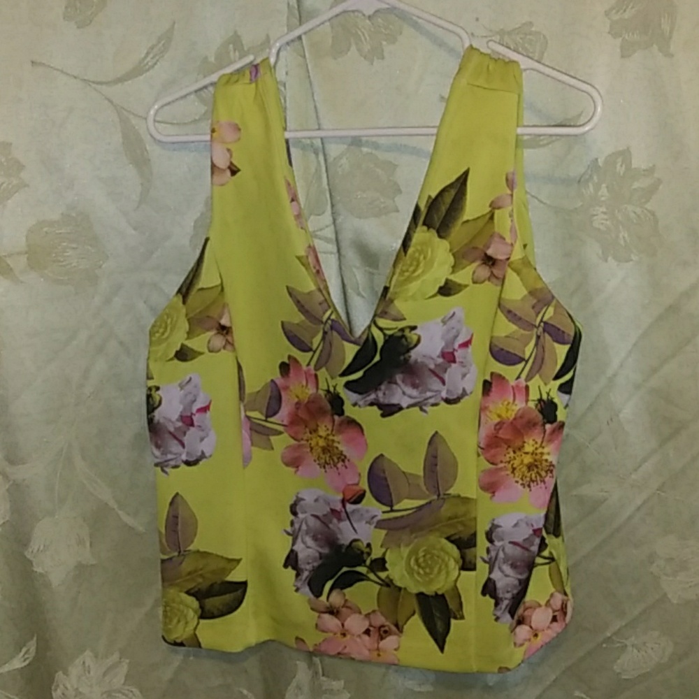 Vneck sleeveless top